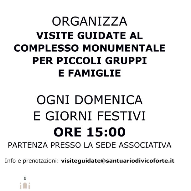 Visite guidate domenicali, anche in occasione della festività dell’Assunta